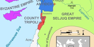 Mapa del Reino de Jerusalén
