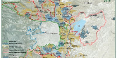 Jerusalén mapa del vecindario